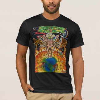 Psychedelischer Affe T-Shirt