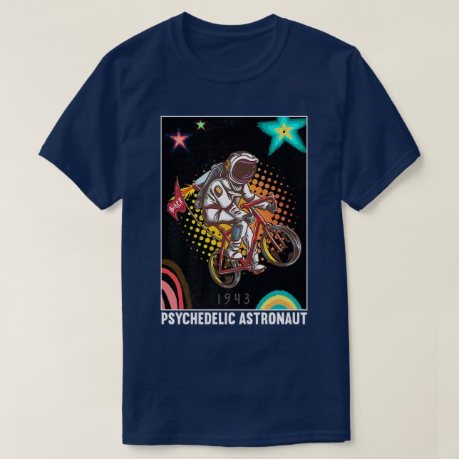 Psychedelischer AstronautenPremium-T - Shirt (Design vorne)