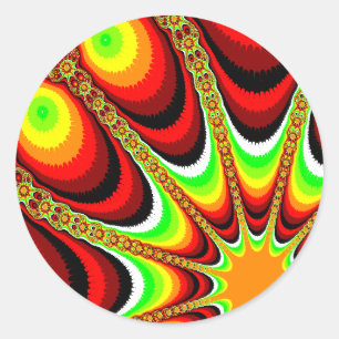 psychedelischer Aufkleber