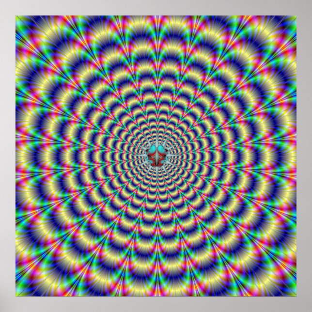Psychedelischer Beat mit Bug Poster (Vorne)