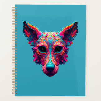 Psychedelischer bester Freund - Hundedesign-T-Shir Planer