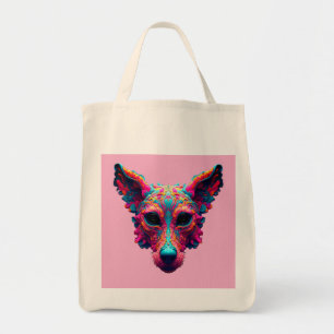 Psychedelischer bester Freund - Hundedesign-T-Shir Tragetasche