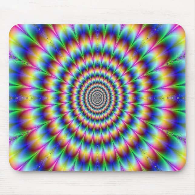 Psychedelischer Entwurf Mousepad (Vorne)