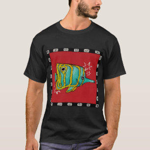 Psychedelischer Fisch T-Shirt