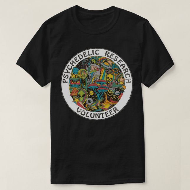 Psychedelischer Forschungsehrenamter Essential TSh T-Shirt (Design vorne)