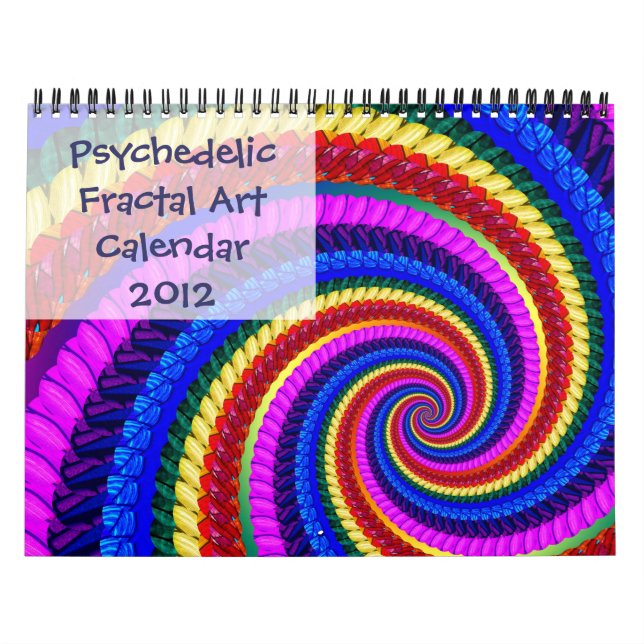 Psychedelischer Fraktal-Kunst-Kalender 2012 Kalender (Titelbild)
