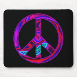 Psychedelischer Frieden Mousepad