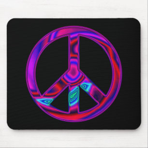 Psychedelischer Frieden Mousepad