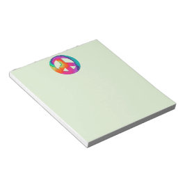 Psychedelischer Frieden Notizblock