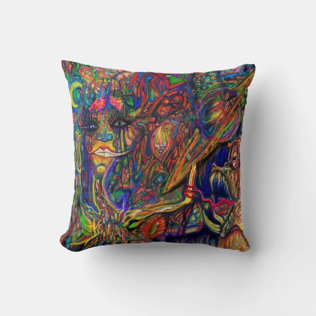Psychedelischer Funk Kissen (Vorderseite)