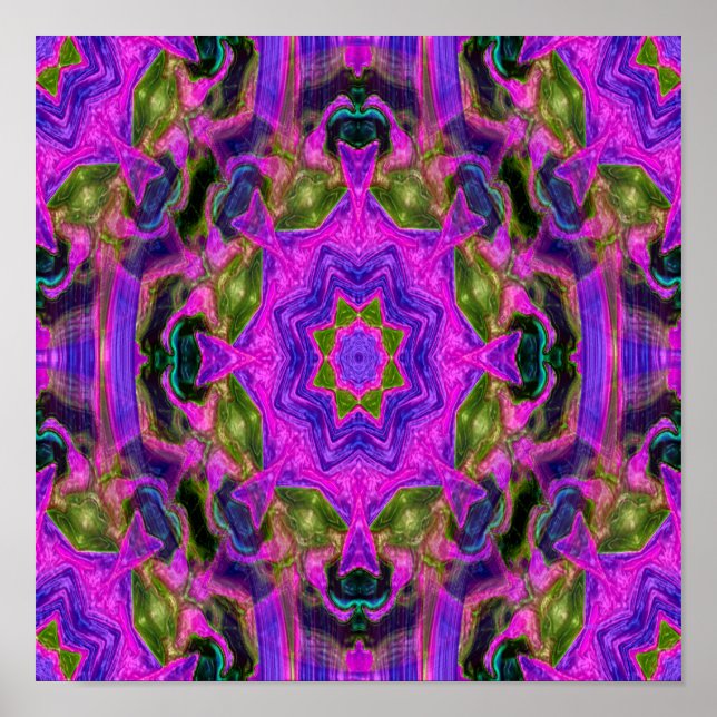 Psychedelischer Garten.... Poster (Vorne)