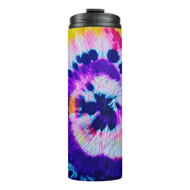 Psychedelischer Geist. Gefärbte Krawatte aus mehrf Thermosbecher (Vorderseite)