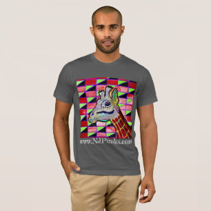 Psychedelischer Giraffen-T - Shirt durch NJPunks