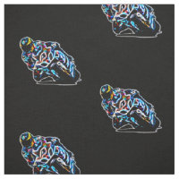 Psychedelischer glühender laufender