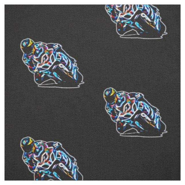 Psychedelischer glühender laufender stoff (Muster)