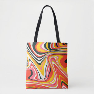 Psychedelischer Groovy Hintergrund. Abstrakt b