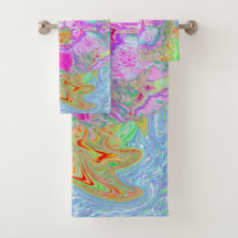 Psychedelischer Hot Pink und Ultra-Violet-Hibisken