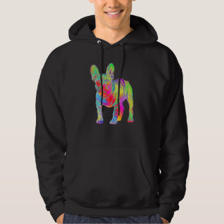 Psychedelischer Hund Sonnenbrille Trippy Psytrance Hoodie