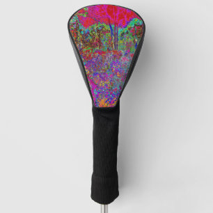 Psychedelischer impressionistischer Garten Landsch Golf Headcover