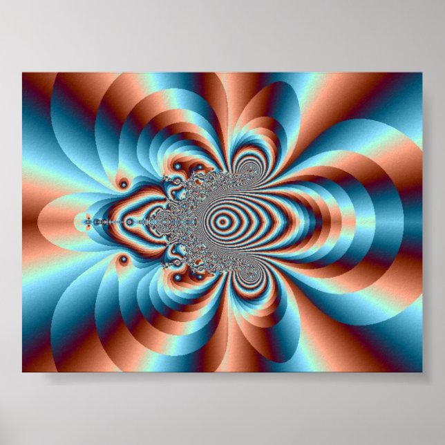 Psychedelischer Jungle Kitten ~ Poster (Vorne)