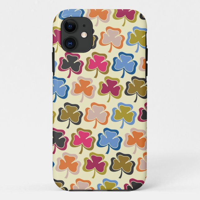 Psychedelischer Kleeblatt iPhone 5s Fall Case-Mate iPhone Hülle (Rückseite)