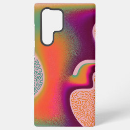 Psychedelischer körniger Gradient-Aura-Fluid-MazeP Samsung Galaxy Hülle