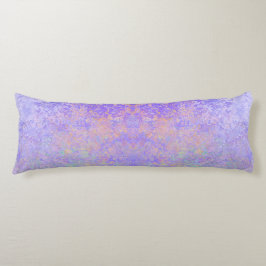 Psychedelischer Lavender Lila Neon Pastel Abstrakt Seitenschläferkissen