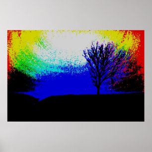 PSYCHEDELISCHER NEBEL POSTER