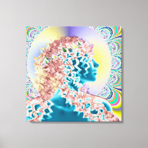 Psychedelischer New Romantic Leinwanddruck