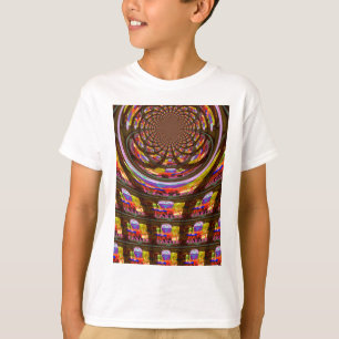Psychedelischer Oster-Kaleidoskop-Kunstprint T-Shirt