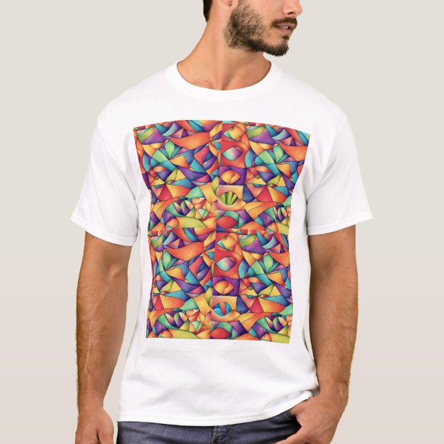 Psychedelischer Ozean T-Shirt (Vorderseite)