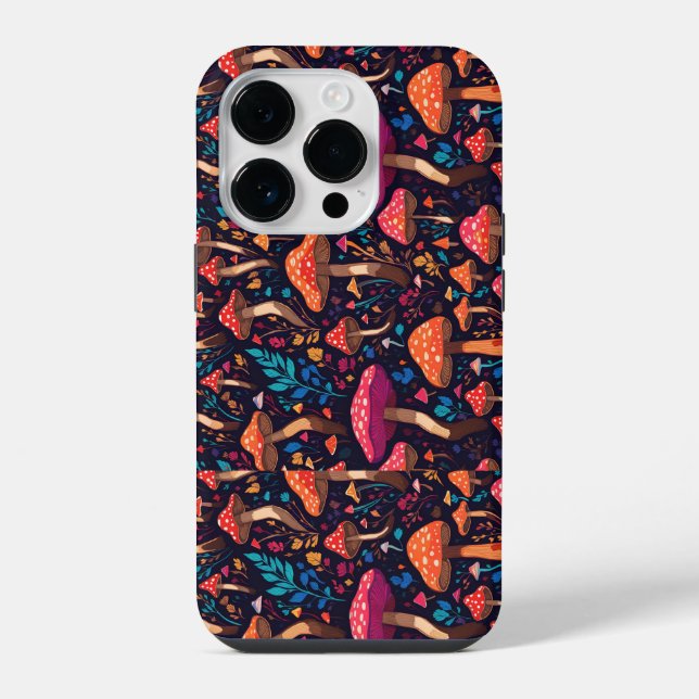 Psychedelischer Pilz iPhone Hülle (Rückseite)