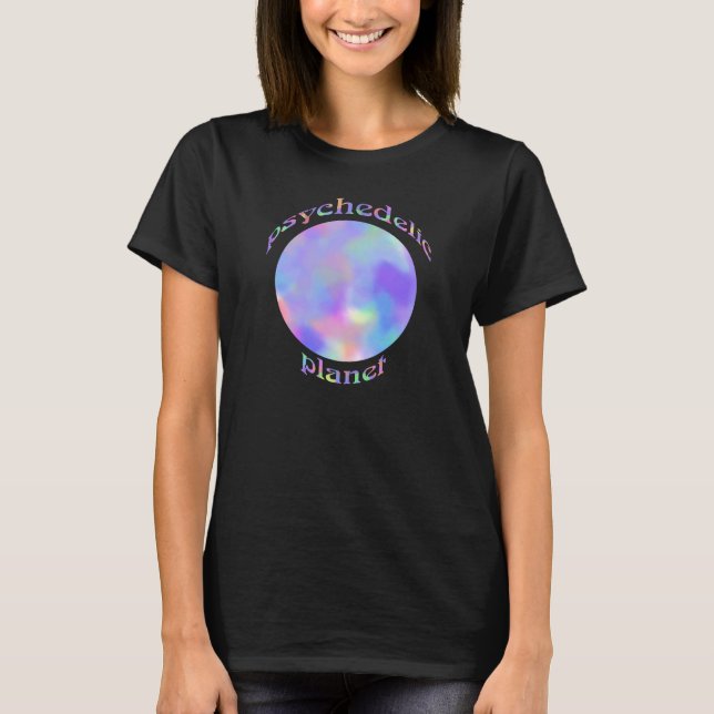 Psychedelischer Planet T-Shirt (Vorderseite)