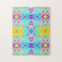 Psychedelischer Puzzlespiel-Druck Puzzle