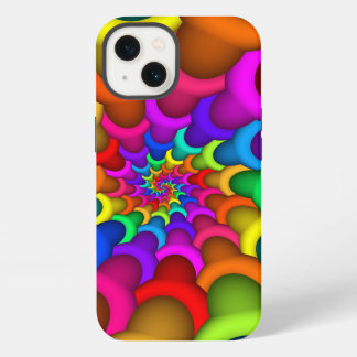 Psychedelischer Regenbogen-Spiralen-Xtreme iPhone Hülle