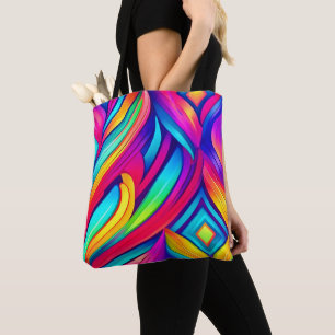 Psychedelischer Regenbogen-Strudel
