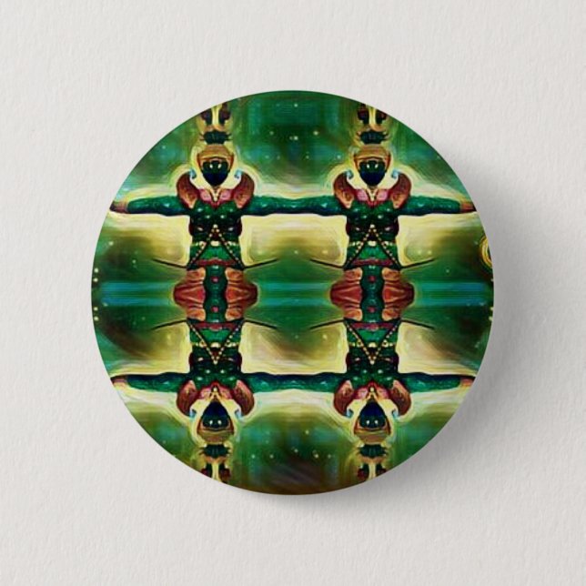 Psychedelischer Schutz Button (Vorderseite)