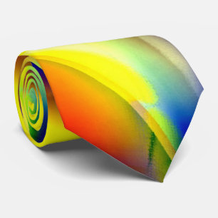 Psychedelischer Sonnenaufgang cool moderne abstrak Krawatte