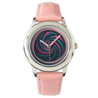 Psychedelischer Swirl 2 Armbanduhr