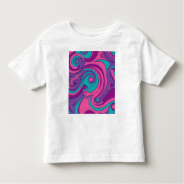 Psychedelischer Swirl Kleinkind T-shirt