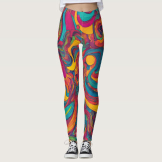 Psychedelischer Swirl Leggings