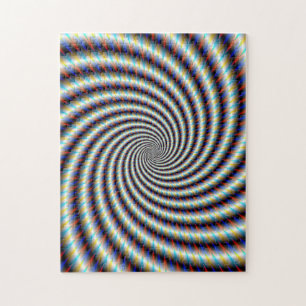 Psychedelischer Swirl Puzzle