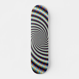 Psychedelischer Swirl Skateboard