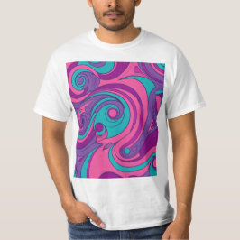 Psychedelischer Swirl T-Shirt