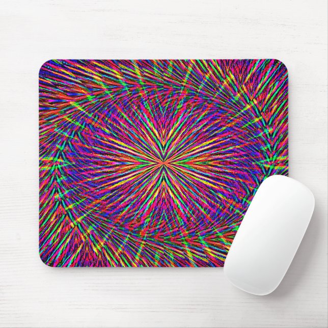 Psychedelischer Swirling Star..... Mousepad (Mit Mouse)