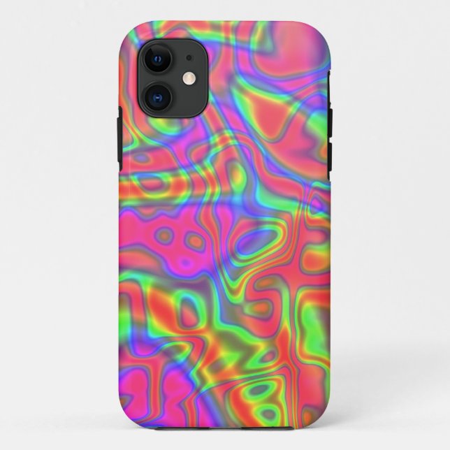 psychedelischer Telefonkasten Case-Mate iPhone Hülle (Rückseite)