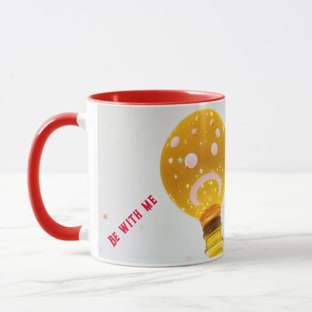 "Psychedelischer Traum: Vibrant Hues on Your Tasse (Links)