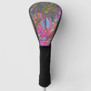 Psychedelischer Tropischer Festivalgarten Sonnenau Golf Headcover