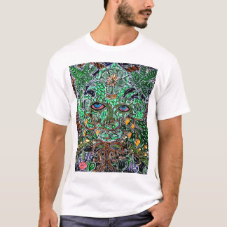psychedelischer unerfahrener Mitarbeiter T-Shirt