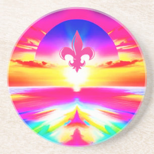 Psychedelischer Untersetzer